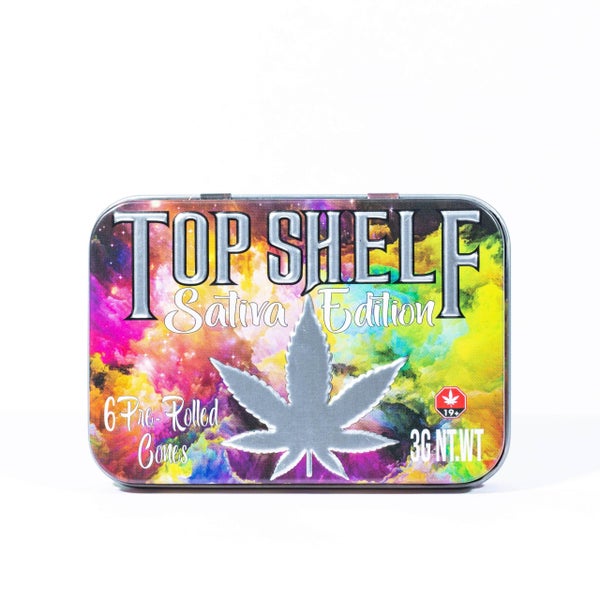 TopShelf-Cones-min-scaled-1.jpg Top Self Pre-Roll Variety Pack Tin of Doobdasher