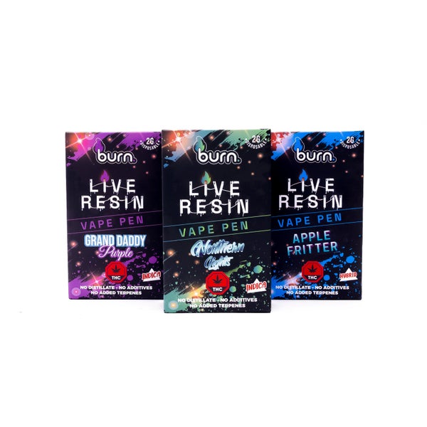 Burn Lifestyle Co - Live Resin Disposable Vape (2g) Burn Lifestyle Co - Live Resin Disposable Vape (2g)
