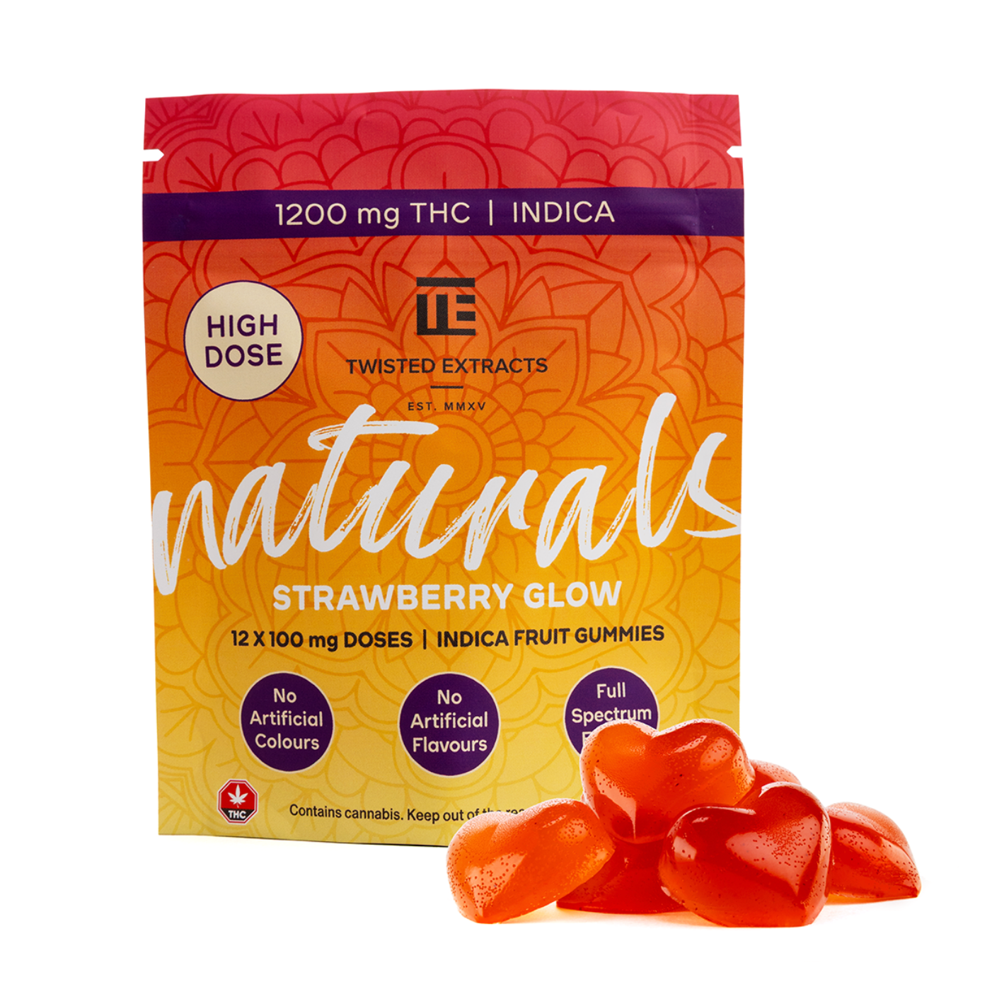 TWISTED NATURALS STRAWBERRY GLOW 1
