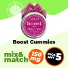 5 Pack Boost Gummies (150mg) - Mix and Match