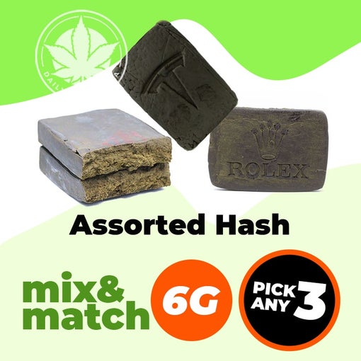 Assorted Hash - 6 Grams Mix & Match