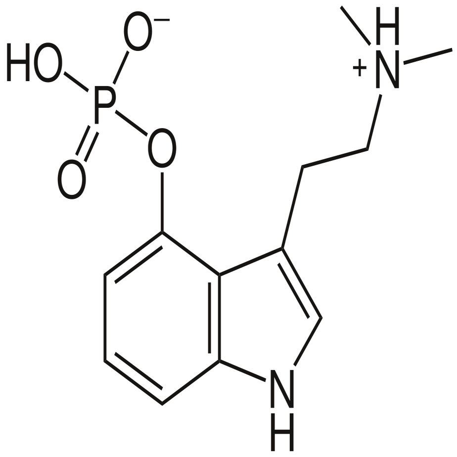 psilocybin molecule illustration