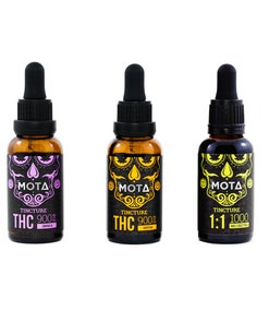 MOTA - THC Tinctures (900mg to 1000mg)