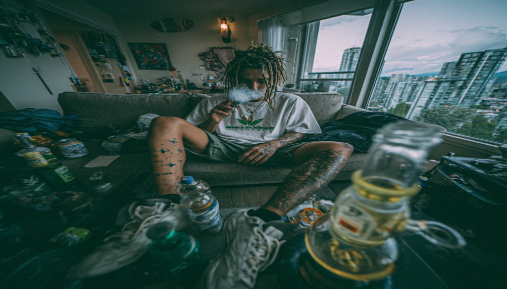 Vancouver man smoking cold cured dabs in his apartment