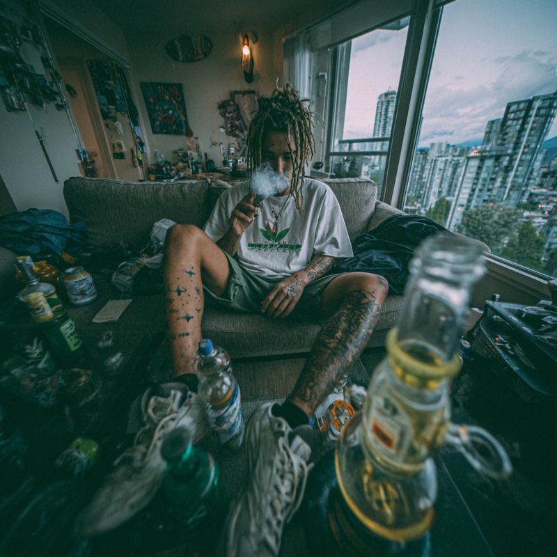 Vancouver man smoking cold cured dabs in his apartment
