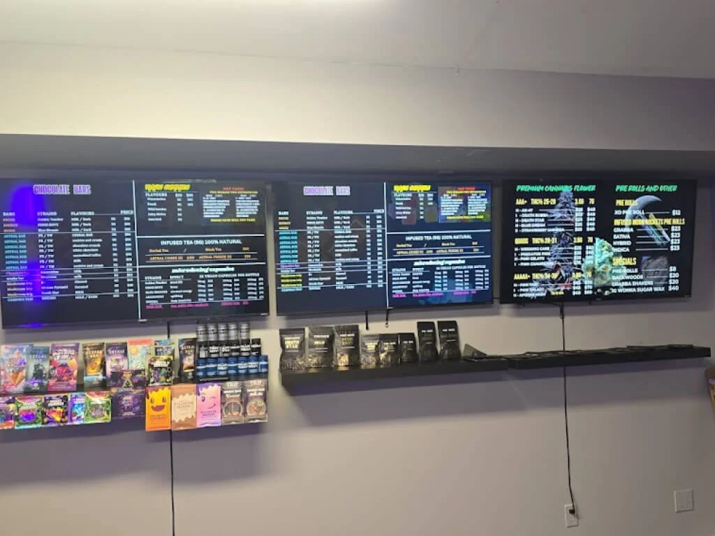 222-queen-street-east-toronto-funguyz-magic-mushroom-dispensary-5 FunGuyz - Magic Mushroom Dispensary at 222 Queen St East, Toronto, the menu and products in dispensary interior