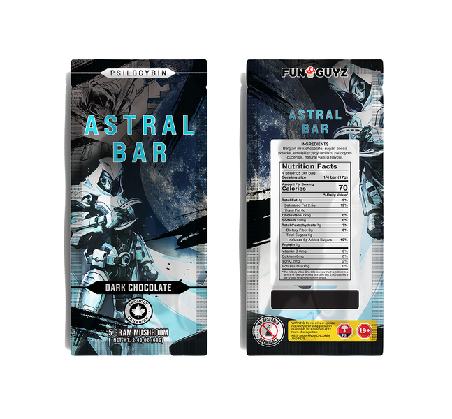 Shrooms Chocolate 5g Astral Bar