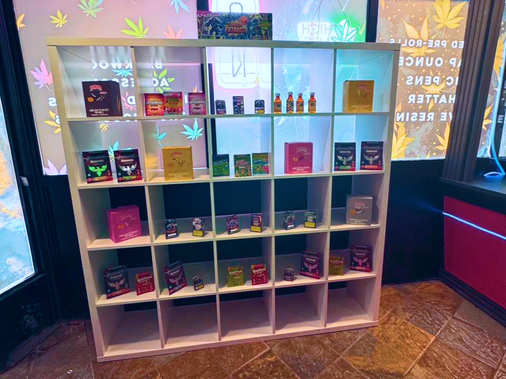 Products at Funguyz magic mushrooms dispensary in Barrie