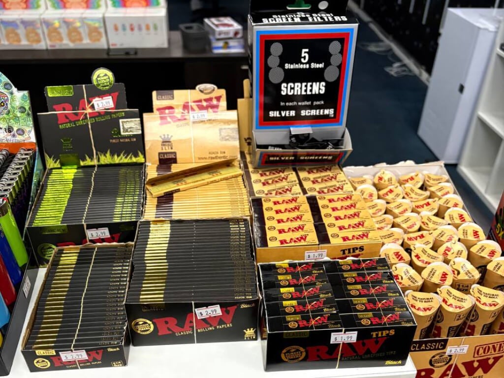 funguyz-magic-mushrooms-dispensary-st-catharines-73-st-paul-7 (1) Funguyz - Magic Mushroom Dispensary in St. Catharines — products upclose inside the store