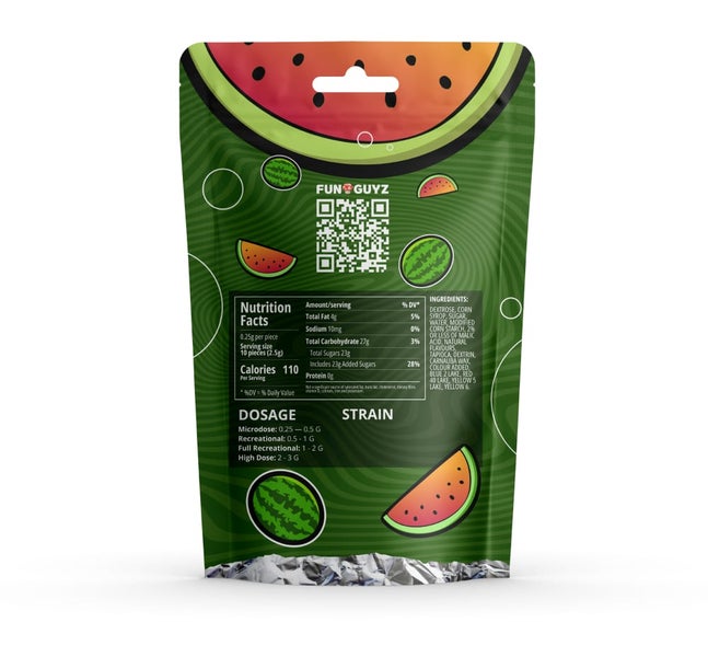 FunGuyz Psilocybin Gummies 5 G – Watermelon