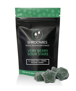 Shroomies - Very Berry Sour Stars (3000mg)