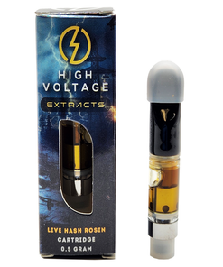 High Voltage Extracts - Live Hash Rosin Cartridge (0.5g)