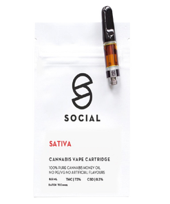 Social - Honey Oil Cartridges (0.5g)