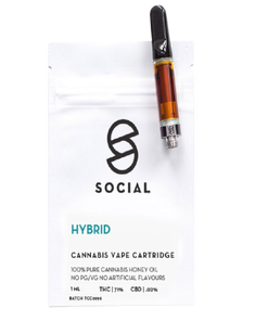 Social - Honey Oil Cartridges (1g)