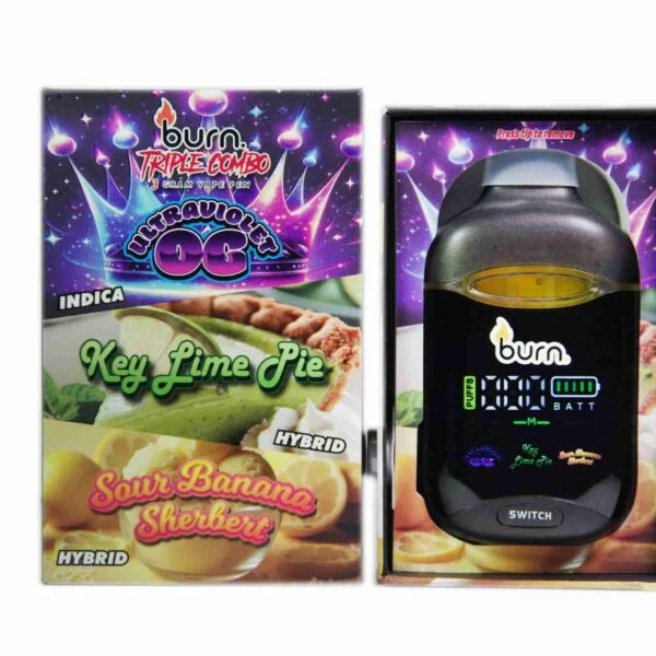 3g Triple Threat Disposable Vape (Burn Lifestyle Co.)