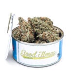 Charlotte's Web Cannabis strain from Good Time Cannabis Co. in tin can