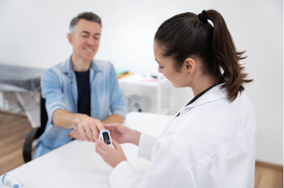 diabetes doctor patient monitor Cannabis Diabetics Healthy 