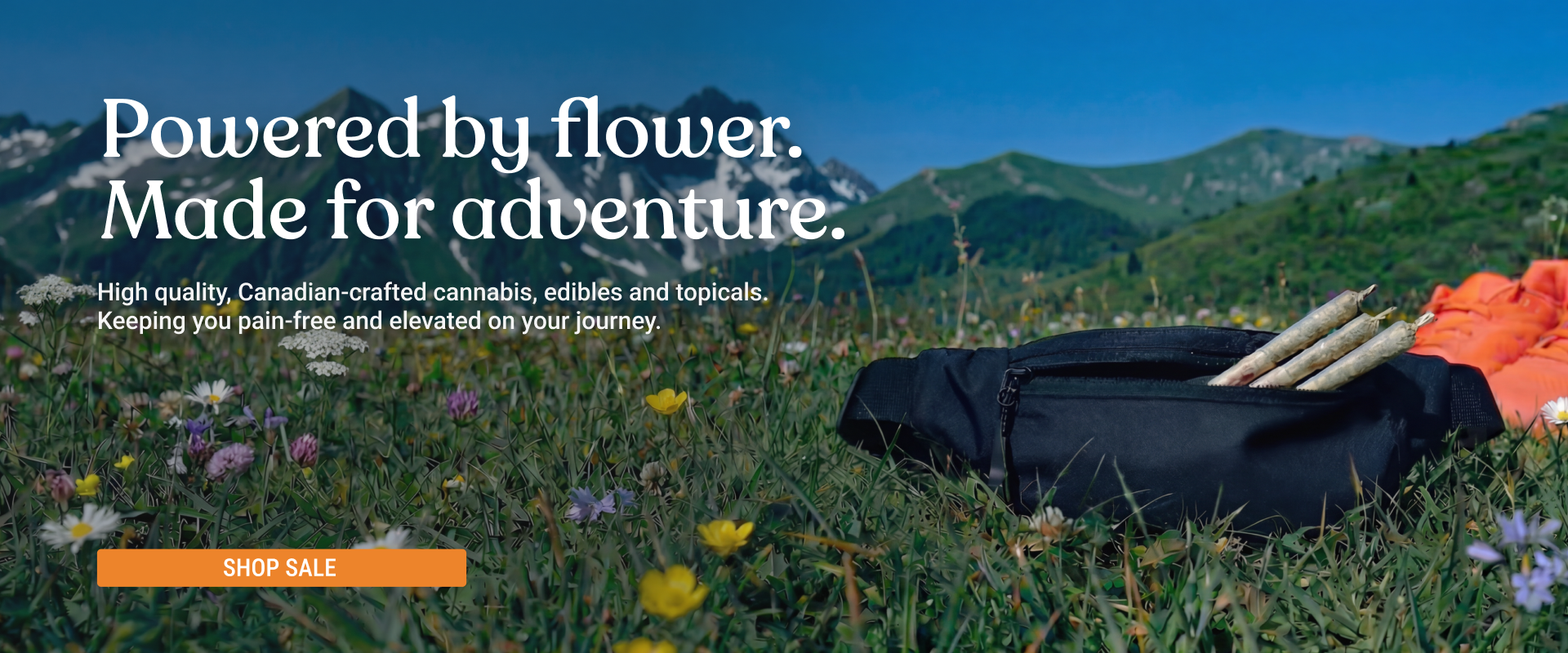 1 web homepage Kootenay Botanicals shop cannabis sale