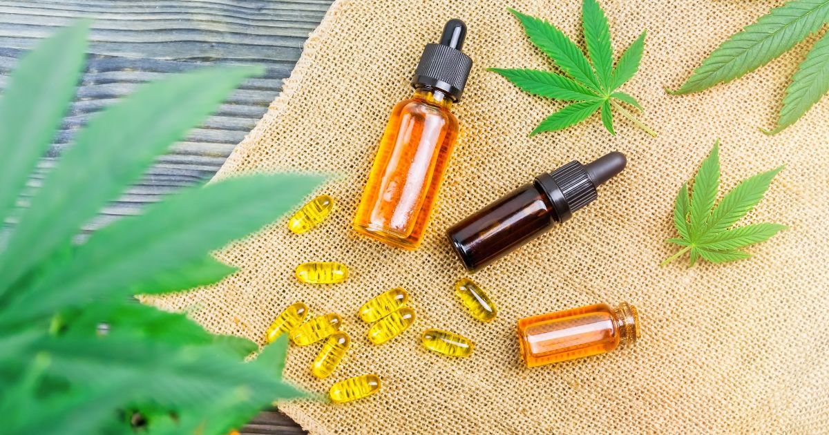 Cannabis Oil - cannabis treatment - bottles - capsules - pills - weed lead