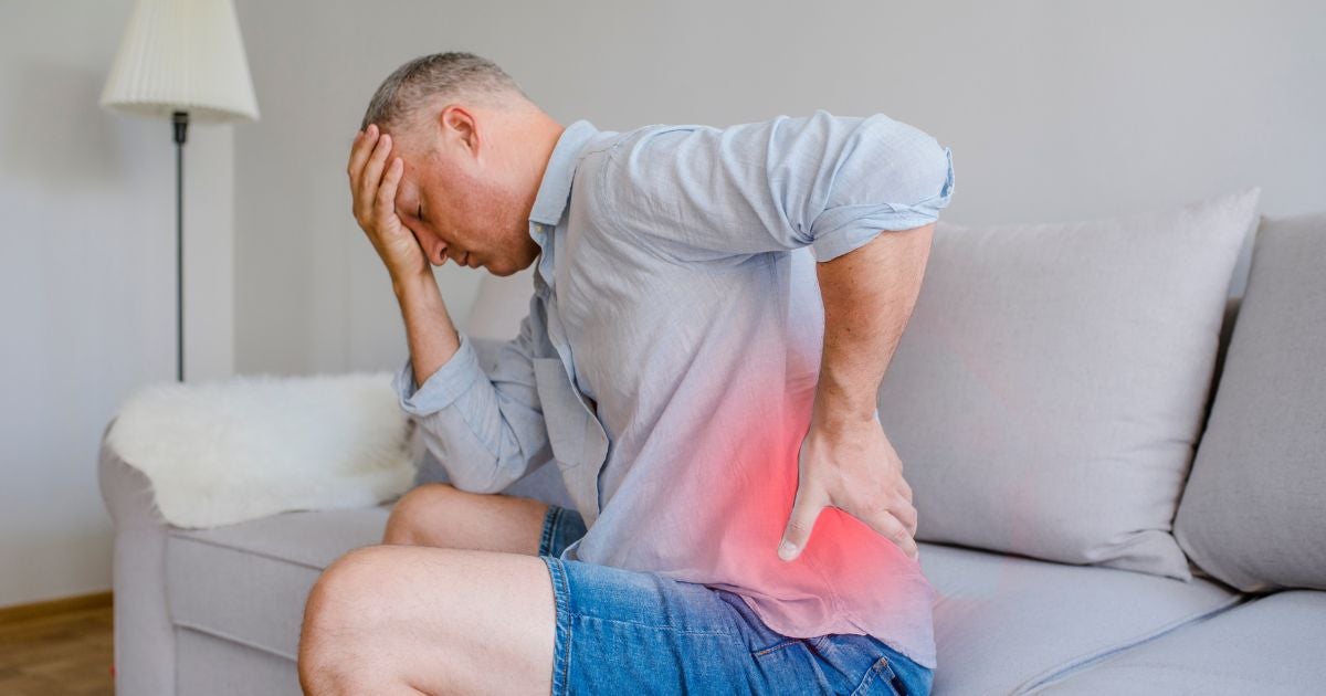Man with Chronic Pain - back pain