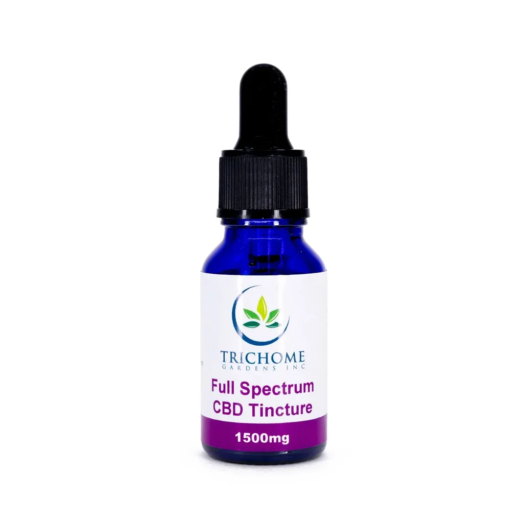CBD Tinctures (Trichome Gardens) - 1500mg CBD Isolate
