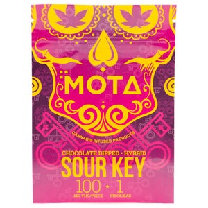 MOTA - THC Chocolate Dipped Sour Key (100mg) - Image 2
