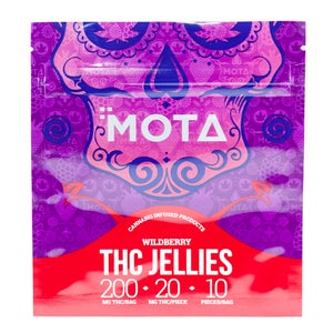 MOTA - THC Wild Berry Jellies (200mg) - Image 2