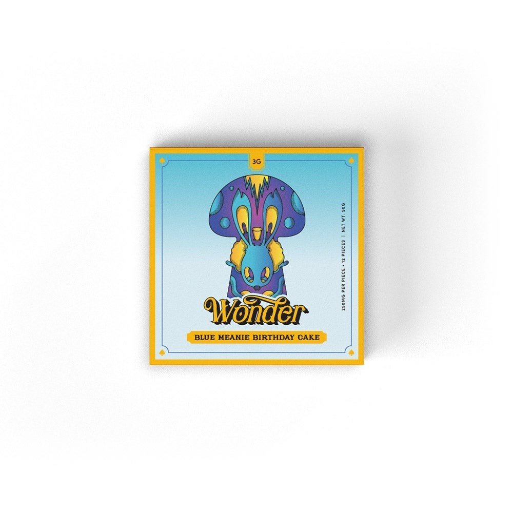 Wonder - Blue Meanie Mushroom Chocolate Bar (3000mg)
