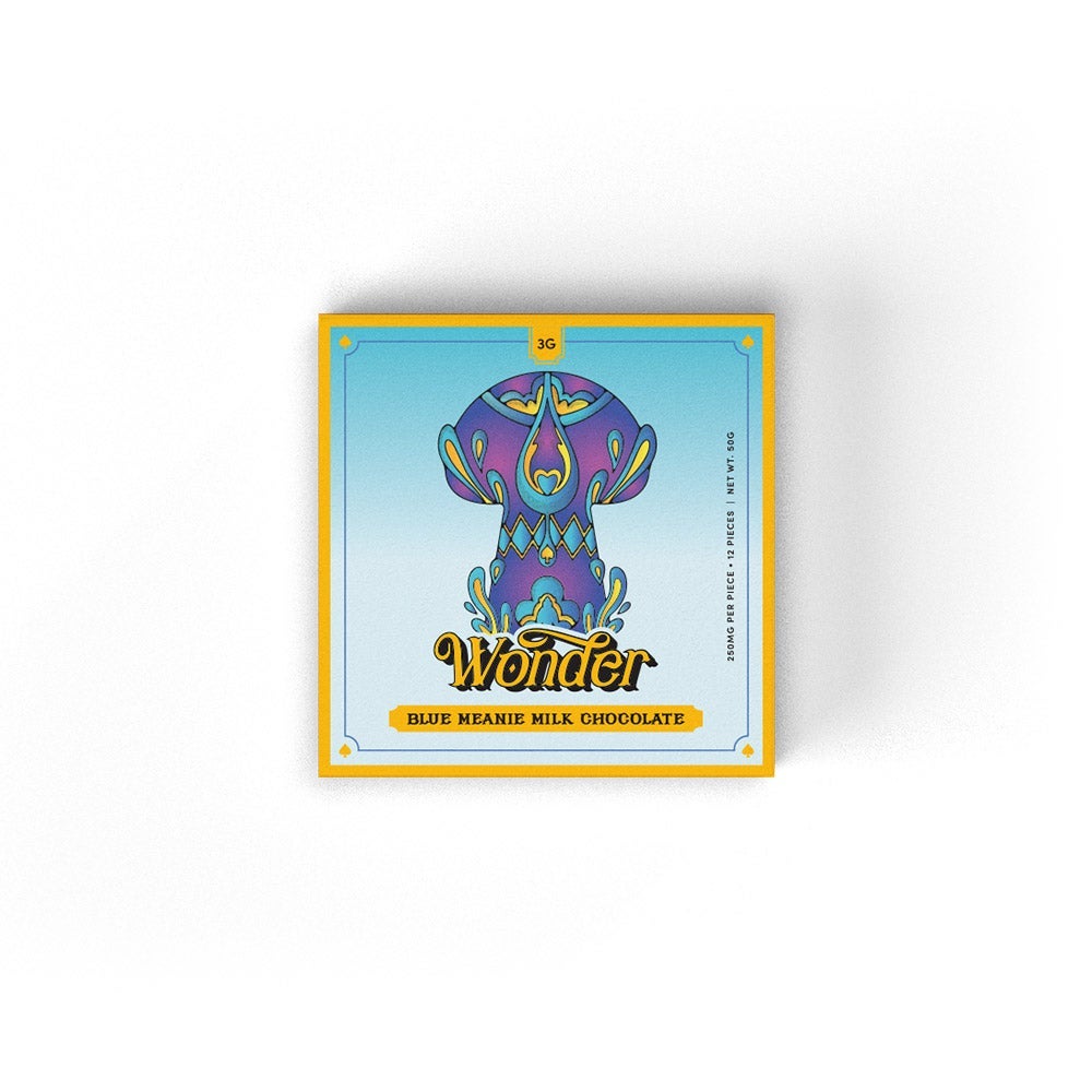 Wonder - Blue Meanie Mushroom Chocolate Bar (3000mg)