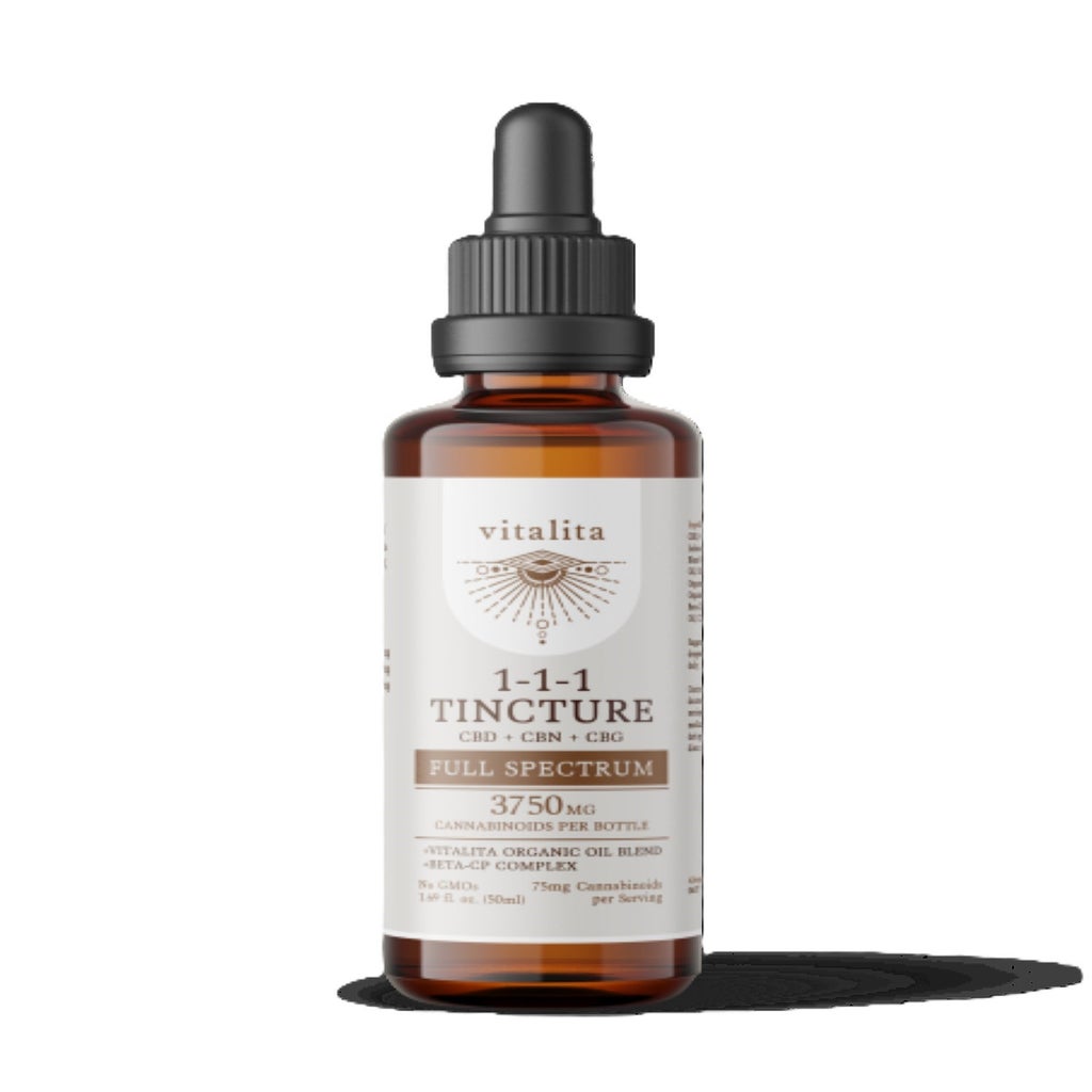 Vitalita - Full Spectrum CBD + CBG + CBN Tincture (3750mg)