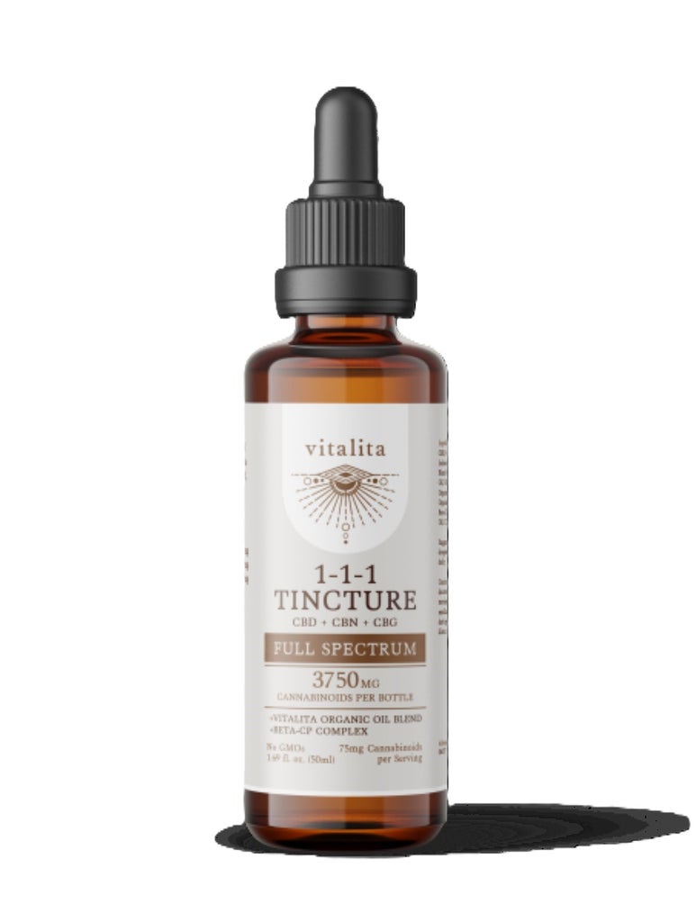 Vitalita - Full Spectrum CBD + CBG + CBN Tincture (3750mg)