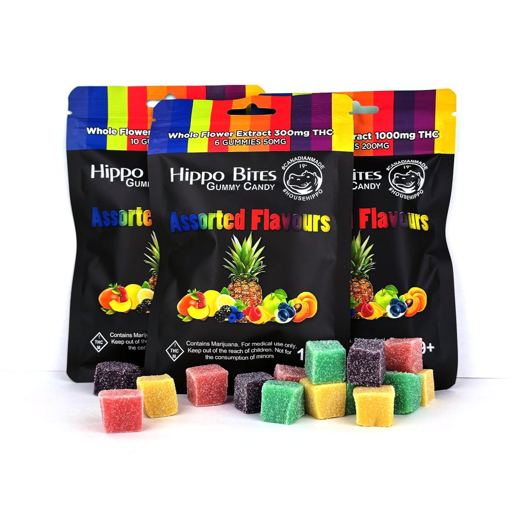 Hippo Bites - THC Gummy Candies (1000mg)