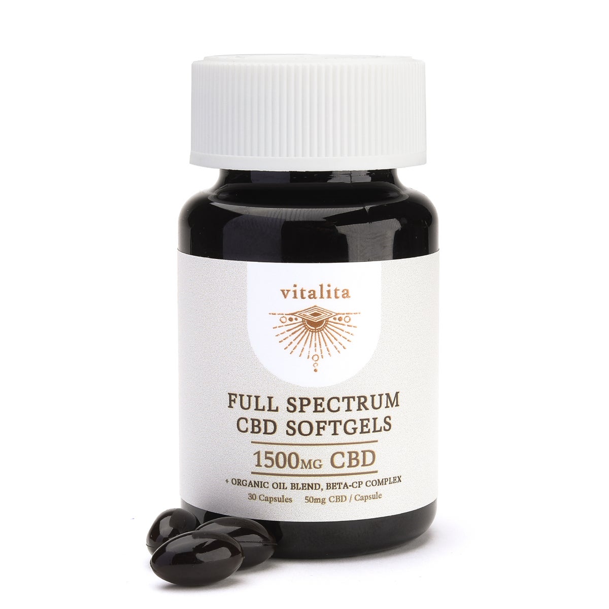 Vitalita Full Spectrum CBD Softgels