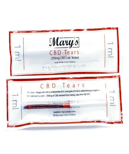 Mary's CBD Tears 250mg (1ml)