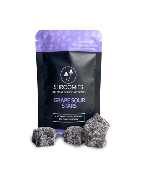 Shroomies - Grape Sour Stars (3000mg)