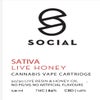 Social Honey Oil Vape Cart - Live Honey Sativa