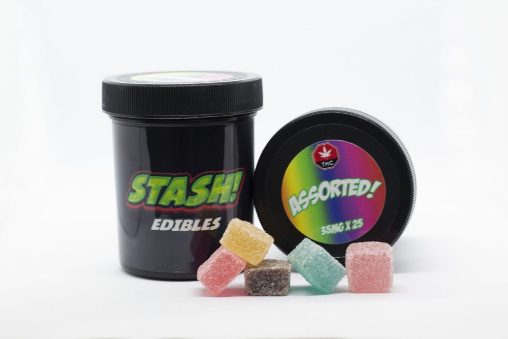 Stash! Edibles - THC Gummies 875mg (25 x 35mg)