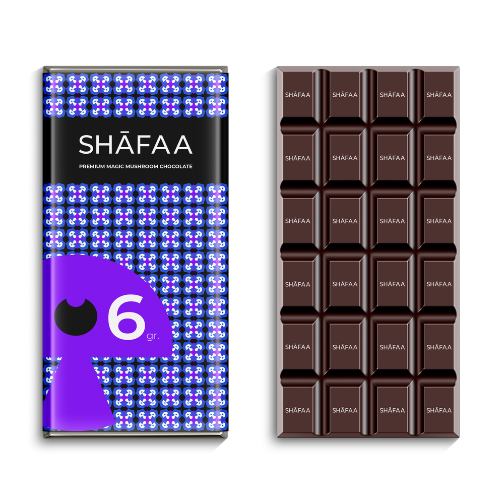 Shafaa Penis Envy Mushroom Chocolate Bar - 6g