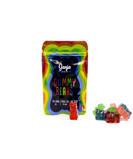 Ganja Edibles - Gummy Bears (150mg)