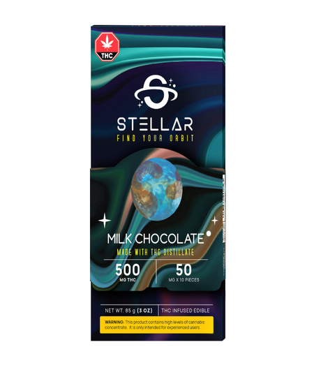 Stellar Edibles - Chocolate Bar (500mg)