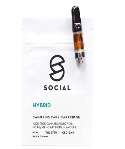 Social - Honey Oil Cartridges (0.5g)