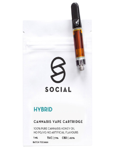 Social - Honey Oil Cartridges (1g)