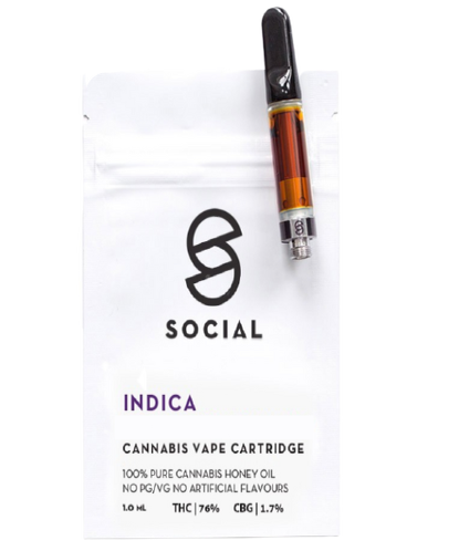 Social - Honey Oil Cartridges (1g)