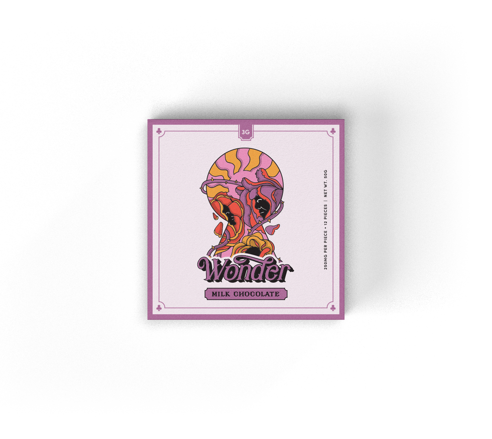 Wonder - Mushroom Chocolate Bar (3000mg)