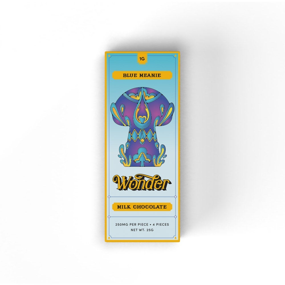 Wonder - Blue Meanie Mushroom Chocolate Bar (1000mg)