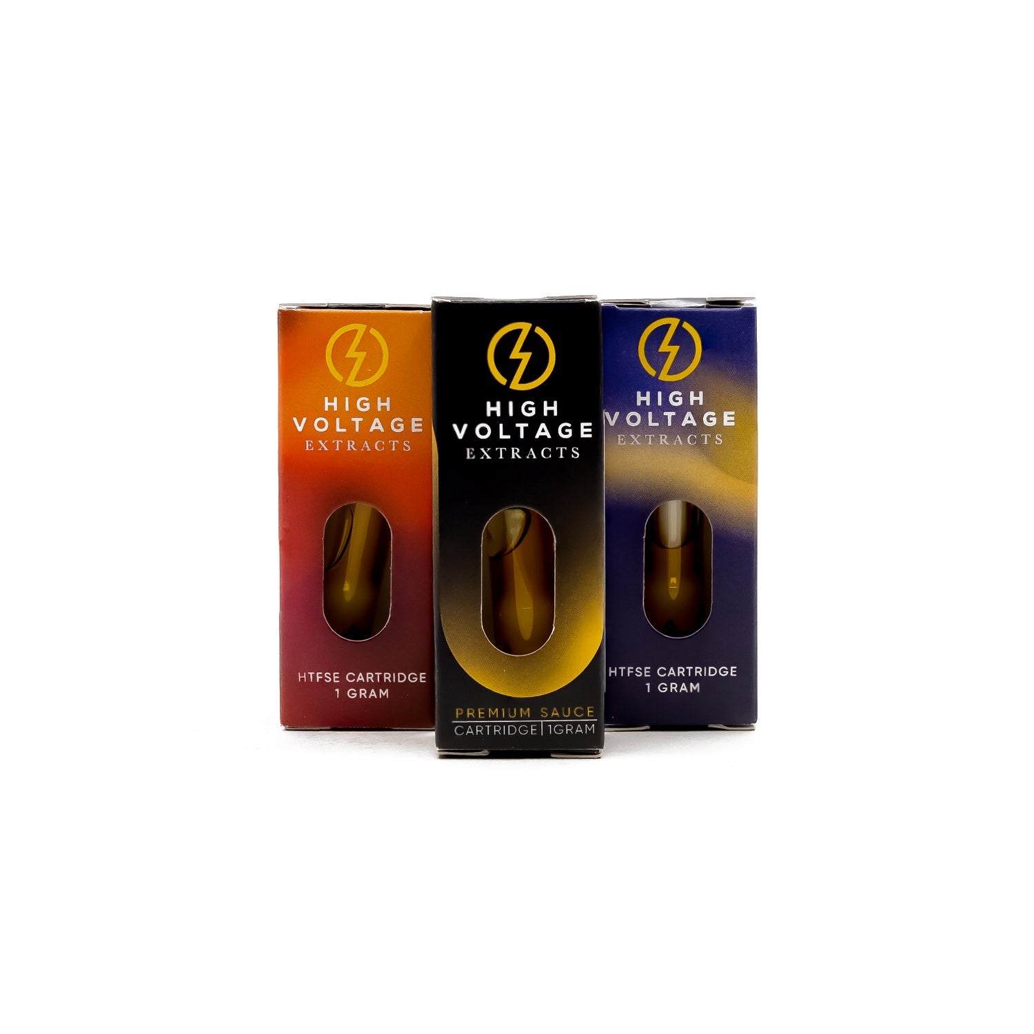 High Voltage Extracts - HTFSE + Distillate Blend Cartridge (1g) - Image 6