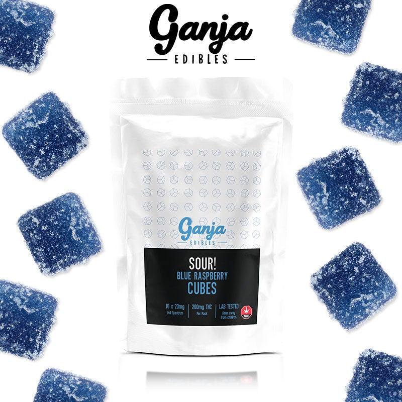 Ganja Sour Cube Edibles