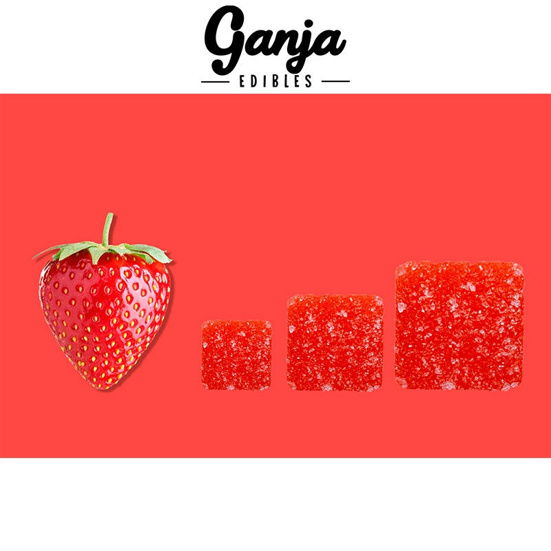 Ganja Sour Cube Gummies (10x20mg THC)