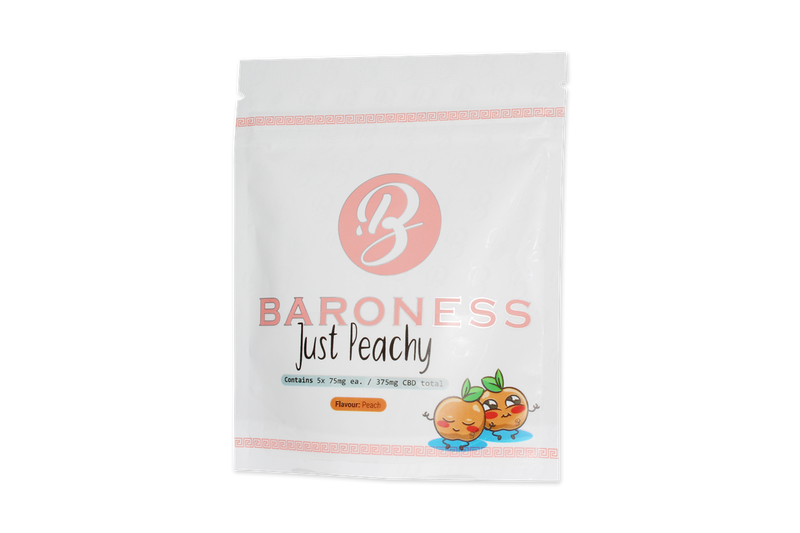 Baroness - Just Peachy 5x75mg CBD Gummies