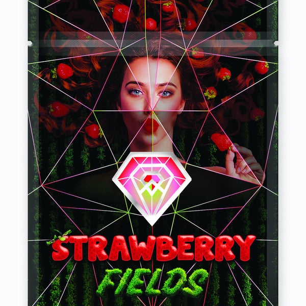 Strawberry BHO Shatter Fields
